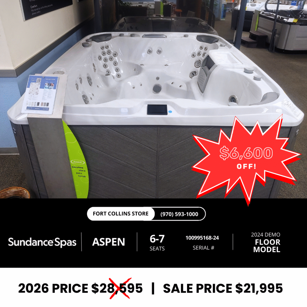 Sundance Spas on sale in Colorado at Spa Palace
