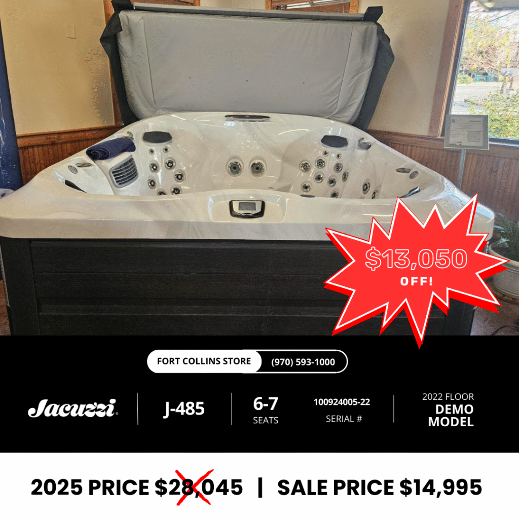 Jacuzzi Clearance hot tubs on sale in Colorado