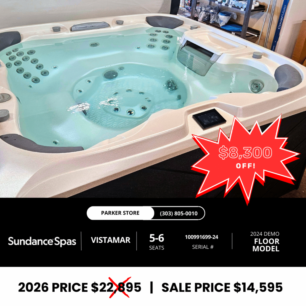 SUNDANCE VISTAMAR CLOSE OUT HOT TUB CLEARANCE SPA IN COLORADO