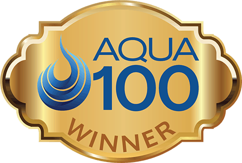 aqua 100 winner logo
