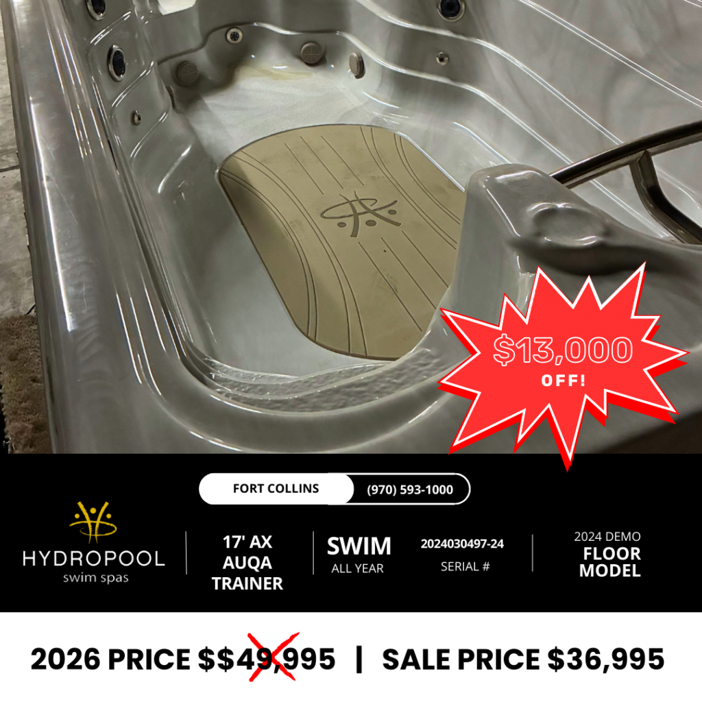 HYDROPOOL SWIM SPA CLEARANCE ON SALE