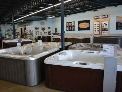 Spa Palace Fort Collins Colorado hot tub showroom