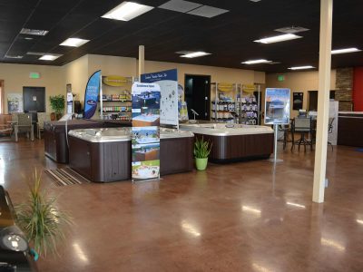 Spa Palace Parker Colorado hot tub showroom