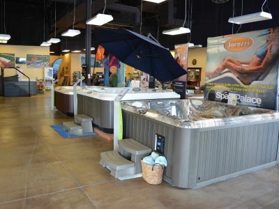 Spa Palace Westminster Denver Colorado hot tub showroom