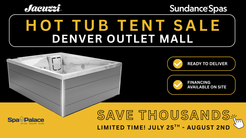 Hot Tub Tent Sale at Denver Premium Outlets in Thornton, Colorado